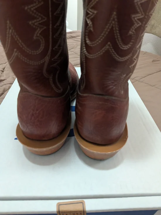 Fenoglio Men's Brown Leather Western Boots - Picture 3 of 5